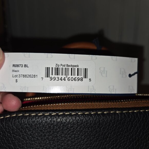 Dooney & Bourke pebble grain leather zip Backpacks - Picture 7 of 10